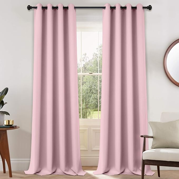 Yakamok Light Blocking Window Blackout Curtains Thermal Insulated Room by Yakamok