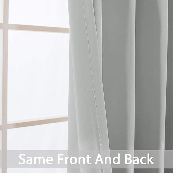 Yakamok Blackout Curtains Room Darkening Thermal Insulated Window Panels - Image 5