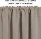 RYB HOME Cafe Blackout Curtains 24 inch Length, RV Curtains - Image 9