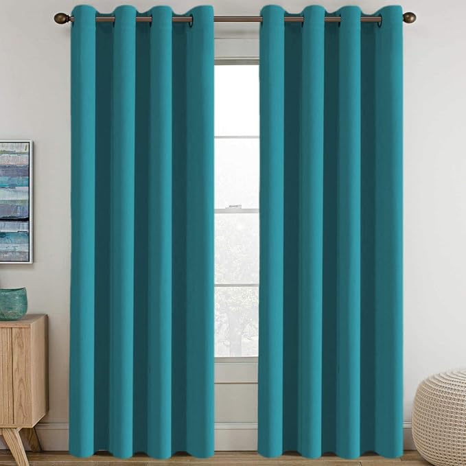H.VERSAILTEX Blackout Thermal Insulated Living Room Curtains 84 inches Long by HVERSAILTEX