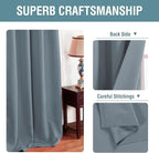 H.VERSAILTEX Blackout Curtains for Bedroom 84 Inches Thermal Insulated Room - Image 3