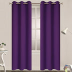Yakamok Blackout Curtains for Bedroom, Thermal Insulated Blackout Grommet Top by Yakamok