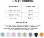 Molaxhome Swag Curtain 51 inch Length Rod Pocket Scalloped Curtain Valance - Image 8