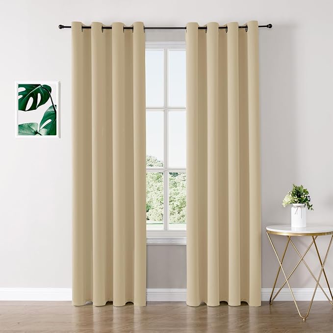 ChrisDowa Blackout Curtains 90 inches Long by ChrisDowa