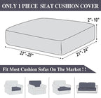 Couch Cushion Cover Seat Cushion Cover Stretch Armchair Cover Separate - Image 6