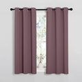 NICETOWN Window Curtain Panels, Dry Rose, 1 Pair, 34 by 54-inch, Thermal by NICETOWN