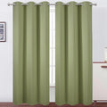LEMOMO Sage Green Thermal Blackout Curtains/38 x 84 Inch/Set of 2 Panels Room by Lemomo
