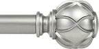 KAMANINA 1 Inch Curtain Rod Telescoping Single Drapery Rod 36 to 72 Inches by KAMANINA