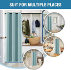 H.VERSAILTEX Doorway Curtain Blackout Closet Door Curtain Room Divider Window - Image 5