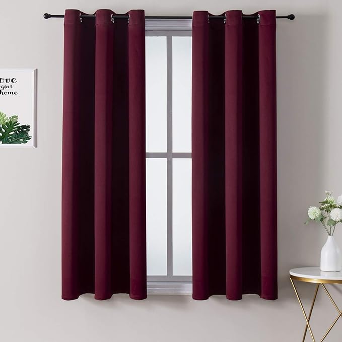 ChrisDowa Small Window Curtains 50 inches Long by ChrisDowa