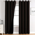 ChrisDowa 100% Blackout Curtains 90 inch Long by ChrisDowa