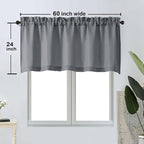 OWENIE Bob 1 PCS Dark Grey Valances - Image 2
