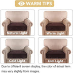 H.VERSAILTEX Velvet Stretch Couch Cushion Cover Plush Cushion Slipcover - Image 6