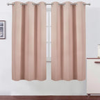 LEMOMO Blush Thermal Blackout Curtains/42 x 72 Inch/Set of 2 Panels Room by Lemomo