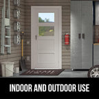 GORILLA GRIP 100% Waterproof All-Season WeatherMAX Doormat US Designed Natural - Image 9