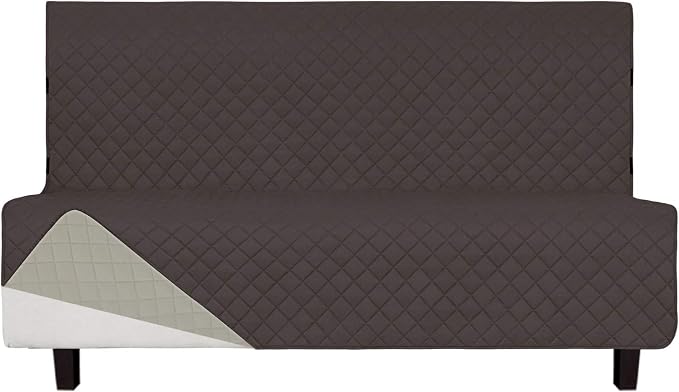 Easy-Going Futon Sofa Slipcover Reversible Sofa Cover Armless Cover Furniture by Easy-Going