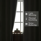 Estelar Textiler Blackout Curtains 102 Inches Long 2 Panels - Image 3