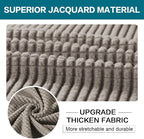Turquoize 4 Piece Couch Covers for 3 Cushion Couch Sofa Pet Friendly Stretch - Image 3