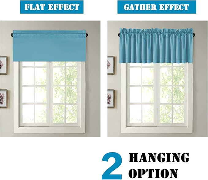 H.VERSAILTEX Blackout Blue Curtain Valances - Image 6