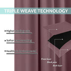 NICETOWN 100% Blackout Short Curtains - Image 6