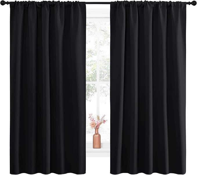 NICETOWN Black Out Window Curtains - Image 2