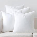 MIULEE Pillow Insert 18x18 Inch Set of 4, Decorative Square Throw Pillow Inserts by MIULEE