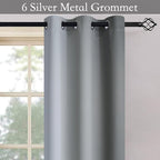 SimpleHome Ombre Room Darkening Curtains 45 inches Length - Image 4