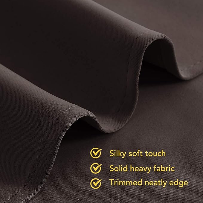 NICETOWN Living Room Blackout Draperies Curtains, Energy Smart Thermal - Image 3
