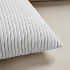 Fancy Homi 2 Packs White Euro Decorative Throw Pillow Covers 26x26 Inch - Image 5