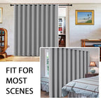 H.VERSAILTEX Blackout Curtains for Sliding Glass Door Room Divider Curtains - Image 2