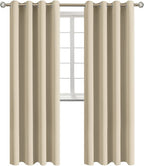 BGment Room Darkening Curtains 120 Inches Long by BGment