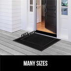 GORILLA GRIP 100% Waterproof All-Season WeatherMAX Doormat US Designed Natural - Image 8