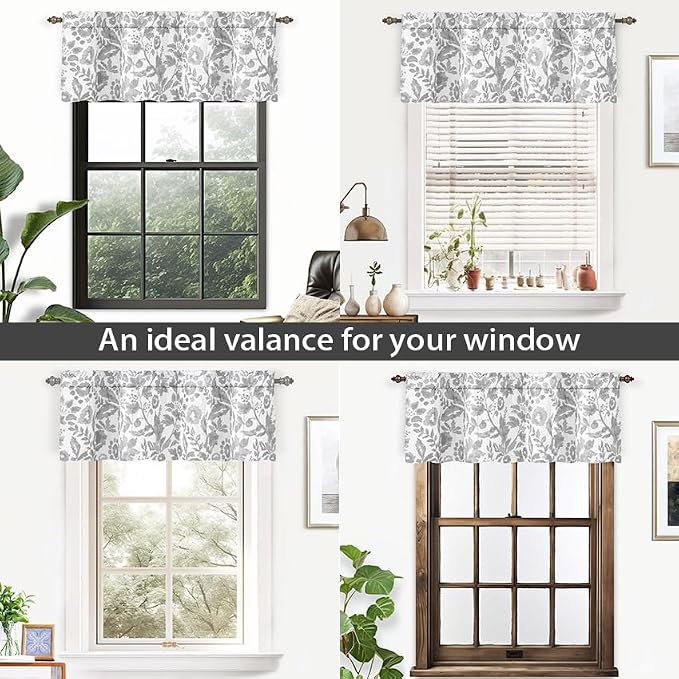DriftAway Julia Lined Valance Double Layer Thermal Insulated Room Darkening - Image 6