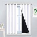 Yakamok Pure White 100% Blackout Curtains by Yakamok