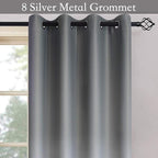 SimpleHome Ombre Room Darkening Curtains - Image 2