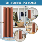 H.VERSAILTEX Doorway Curtain Blackout Closet Door Curtain Room Divider Window - Image 5