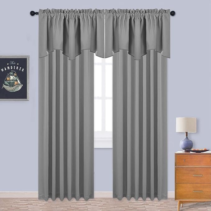 NICETOWN Room Darkening Window Valance - Image 5