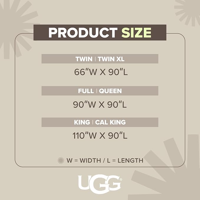 UGG Adalee Faux Fur King Size Blanket, Warm Cozy Blanket, Extra Large Throw - Image 8