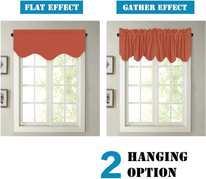 H.VERSAILTEX 2 Panels Blackout Curtain Valances - Image 5
