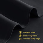 NICETOWN Blackout Curtains 45 Inches Long Kitchen Drapes - Image 5