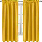 DWCN Blackout Curtains Room Darkening Thermal Insulated Bedroom Curtains Window - Image 9