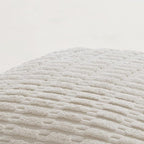 Fancy Homi 4 Packs Pure White Decorative Throw Pillow Covers 18x18 Inch - Image 5