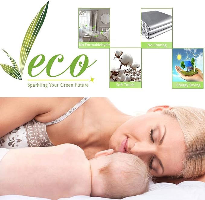 NICETOWN Cold Reducing Curtains, Kitchen Short Full Blackout Curtain Panels - Image 7
