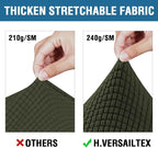 H.VERSAILTEX 3 Piece Stretch Sofa Covers - Image 3