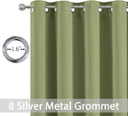Yakamok Light Blocking Blackout Curtains Thermal Insulated Room Darkening Drapes - Image 4