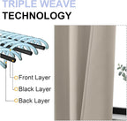 Simplebrand Ava Stone Blackout Curtains - Image 5