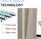 Simplebrand Stone Blackout Curtains - Image 5