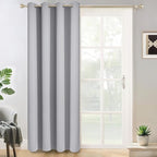 Yakamok Light Gray Blackout Curtain Panels 96 inches by Yakamok