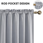 DWCN Blackout Curtains for Bedroom – Rod Pocket Thermal Insulated Noise - Image 4