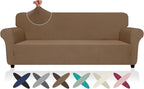 ZNSAYOTX Oversized Super Stretch Couch Cover, New Striped Sofa Covers by ZNSAYOTX